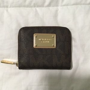 Michael Kors Brown Signature Saffiano Wallet